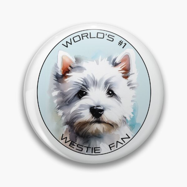 Artikelvorschau, Der Westie-Fan Nr. 1 der Welt, süße Westie-Aquarellkunst entworfen und verkauft von adriana-holmes.