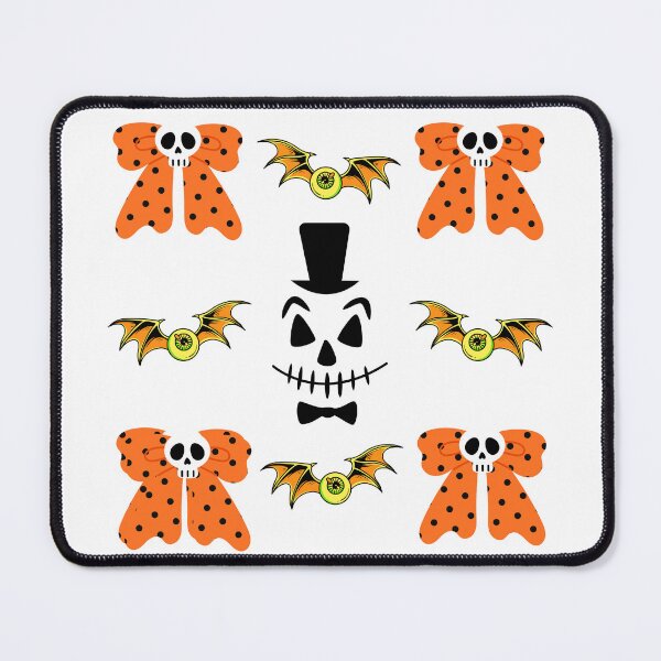 Item preview, Scary Clown Face & Skull Bow Motif | Creepy Halloween Apparel designed and sold by TheMysticNook.