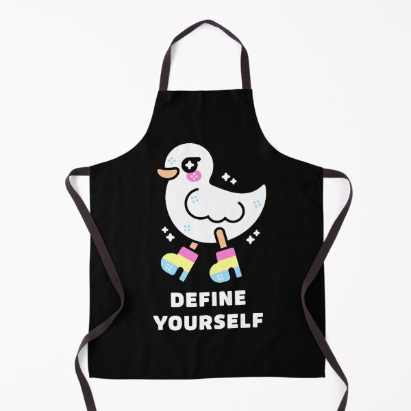 Item preview, Define Yourself Duck – Cute Pride Rainbow Boots Design designed and sold by musingtreeart.