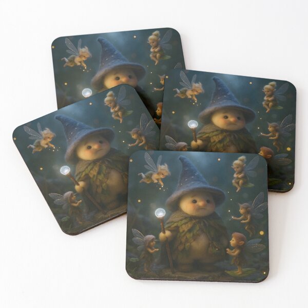 Item preview, Wizard and Faeries designed and sold by Happy Lil Mushroom People.
