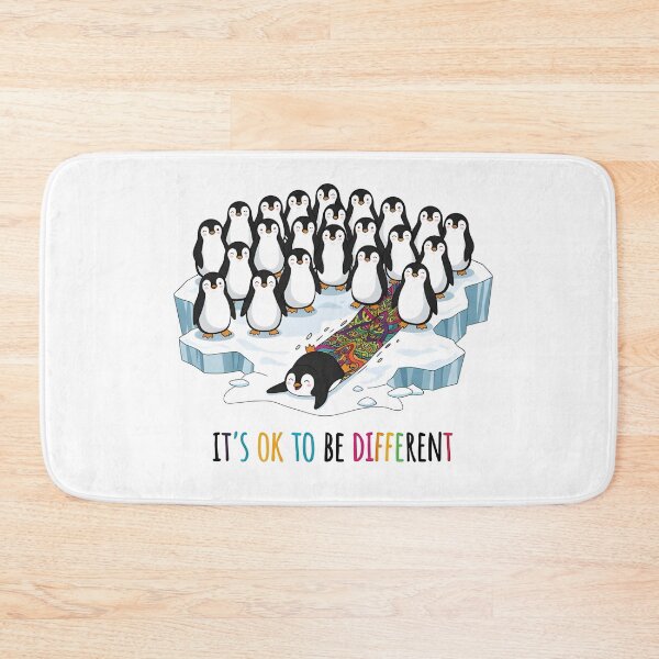 Item preview, It’s ok to be different - penguins designed and sold by EastgateVision.