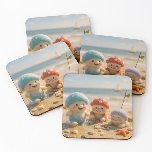 Item preview, Beach Party - Full designed and sold by Happy Lil Mushroom People.