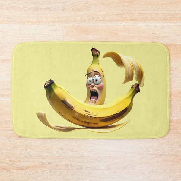Item preview, Funny Scared Banana Cartoon-2 designed and sold by SamartkitDesign.