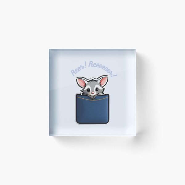 Item preview, Paw Paw Reer Reeer! Possum in Overall Pocket designed and sold by shminoa.