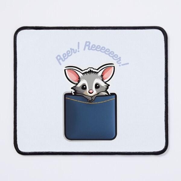 Item preview, Paw Paw Reer Reeer! Possum in Overall Pocket designed and sold by shminoa.