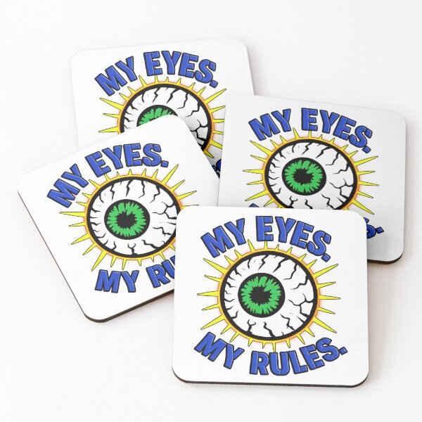 Item preview, My Eyes. My Rules. – Bold Vision Loss Statement designed and sold by Eyepatch-Jacks.