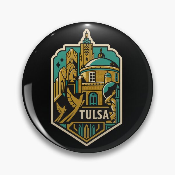 Item preview, Tulsa Deco District designed and sold by Sticker Athletic.