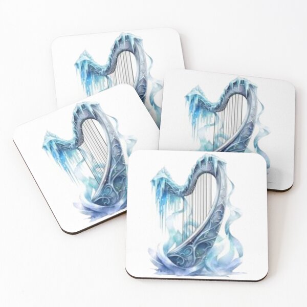 Item preview, Frozen Harp, Blue Ice, Graphic, Cute, Music Instrument, Casual designed and sold by Lisie24.
