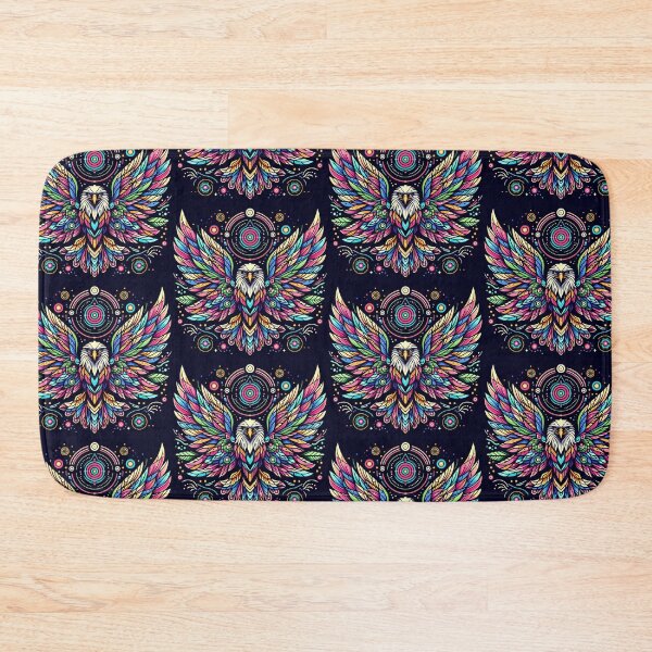 Item preview, Colorful geometric decorative mystic eagle  designed and sold by Dogandesighn.
