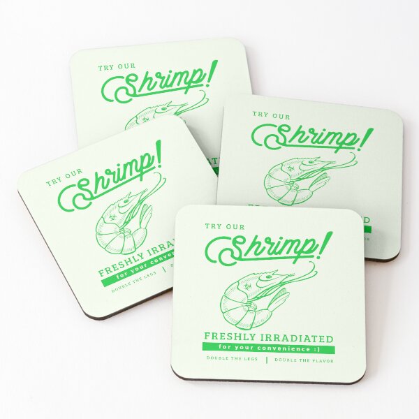 Item preview, Radioactive Shrimp Retro Graphic designed and sold by in-meme-veritas.