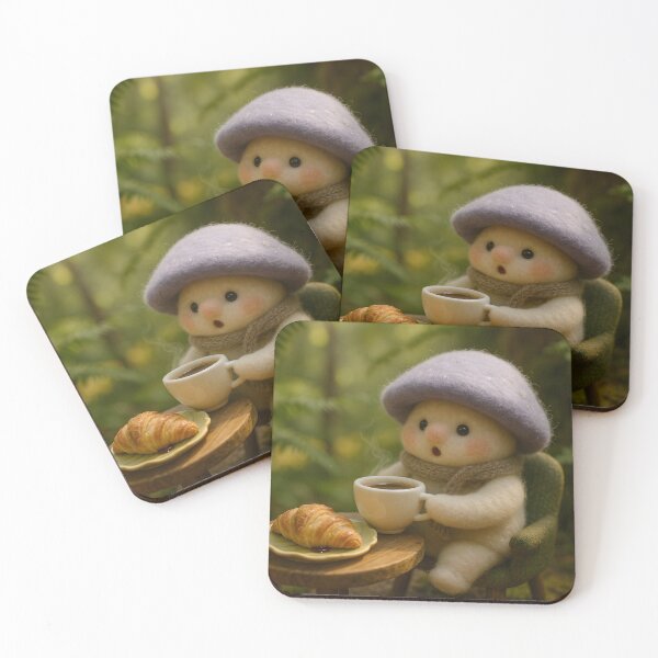 Item preview, Morning Coffee - Full designed and sold by Happy Lil Mushroom People.