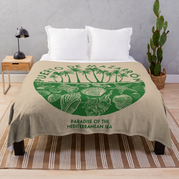 Item preview, Palm Trees and Green Seashells designed and sold by mzrn-souvenirs.