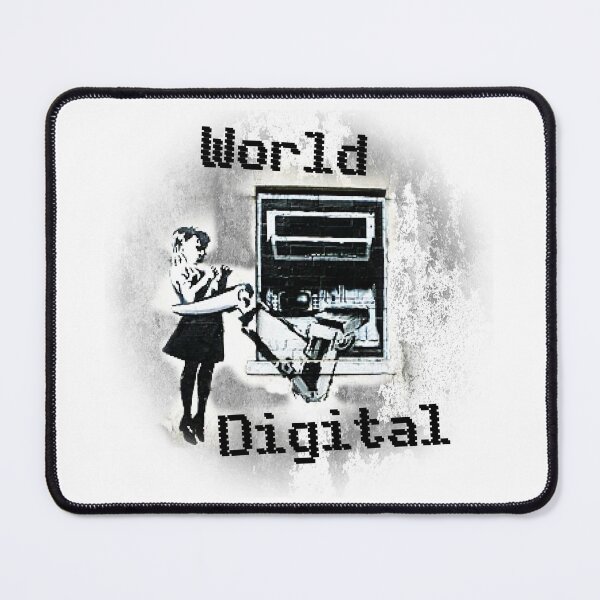 Item preview, World Digital - Banksy Parody designed and sold by OurHomeImages.