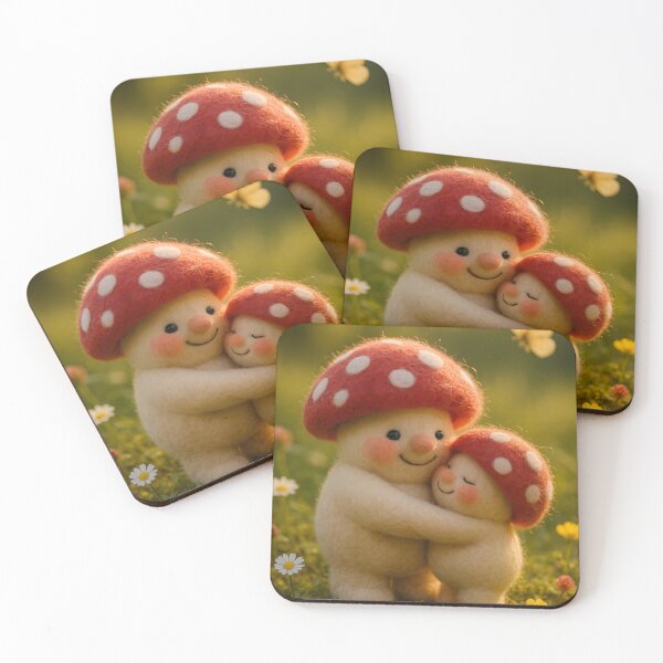 Item preview, Hugs - Full designed and sold by Happy Lil Mushroom People.