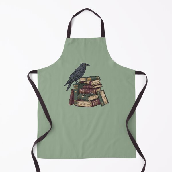 Item preview, Black crow and old books designed and sold by FatBirdie.