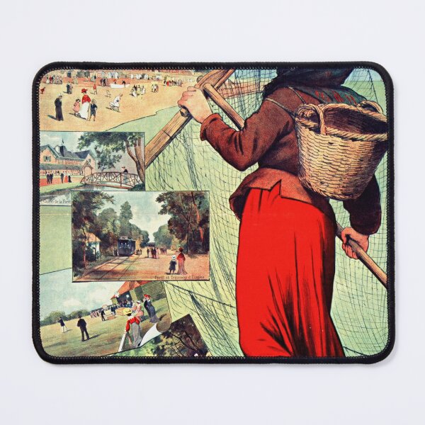 Item preview, Vintage Paris-Plage Le Touquet Travel Poster | Early 20th Century Art | Vibrant Seaside Resort Illustration | France Wall Decor designed and sold by artofuniverse.