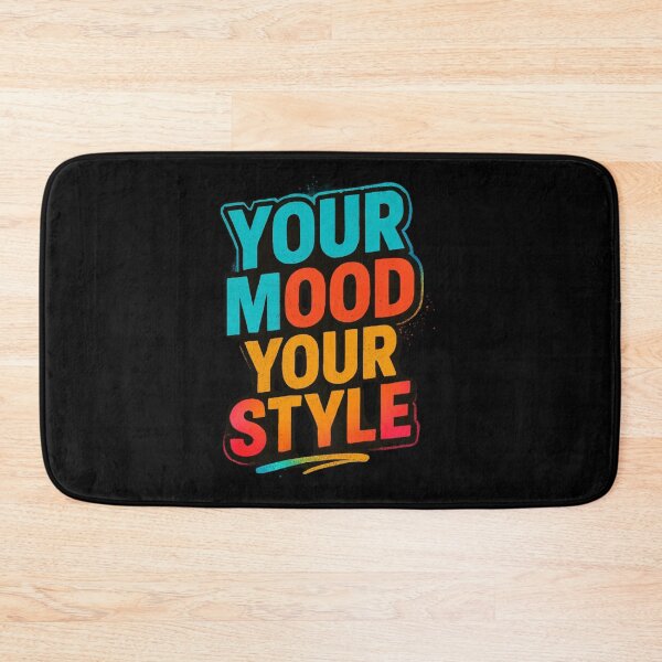 Item preview, Your Mood Your Style – Colorful Typography Design designed and sold by Kalpa.