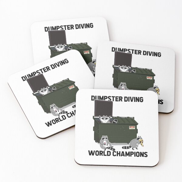 Item preview, Cute racoons dumpster diving champions designed and sold by HarryDesigns01.