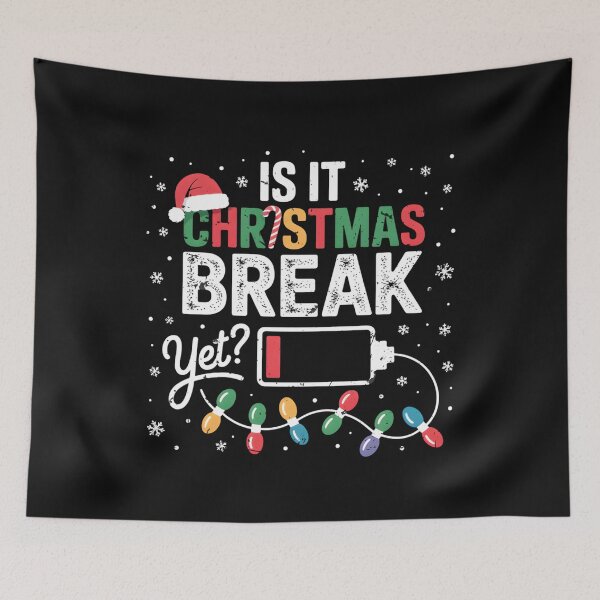 Item preview, Is It Christmas Break Yet Funny Low Battery Teacher Women Men designed and sold by clothesy7.