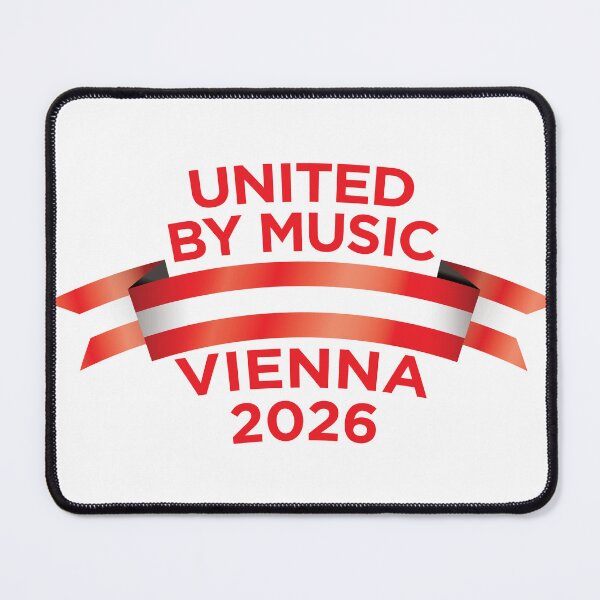 Item preview, Eurovision Song Contest 2026 - Host City Vienna - Wien - United By Music - ESC2026 ESC26 designed and sold by Vision-Tees.