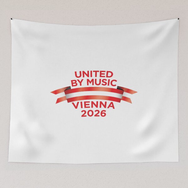 Item preview, Eurovision Song Contest 2026 - Host City Vienna - Wien - United By Music - ESC2026 ESC26 designed and sold by Vision-Tees.