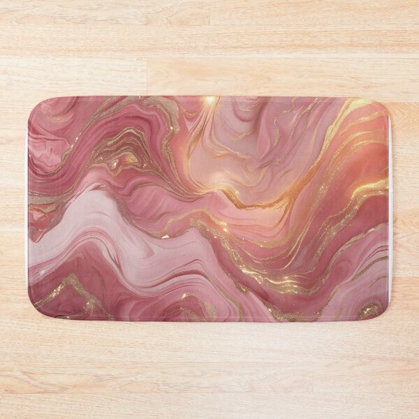 Item preview, Pink and Gold Marble Abstract-1 designed and sold by SamartkitDesign.