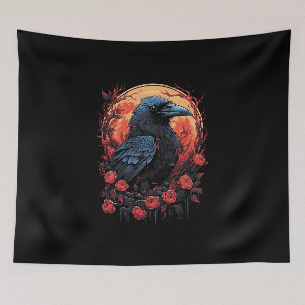 Item preview, Crow Red designed and sold by MuskegonWitches.