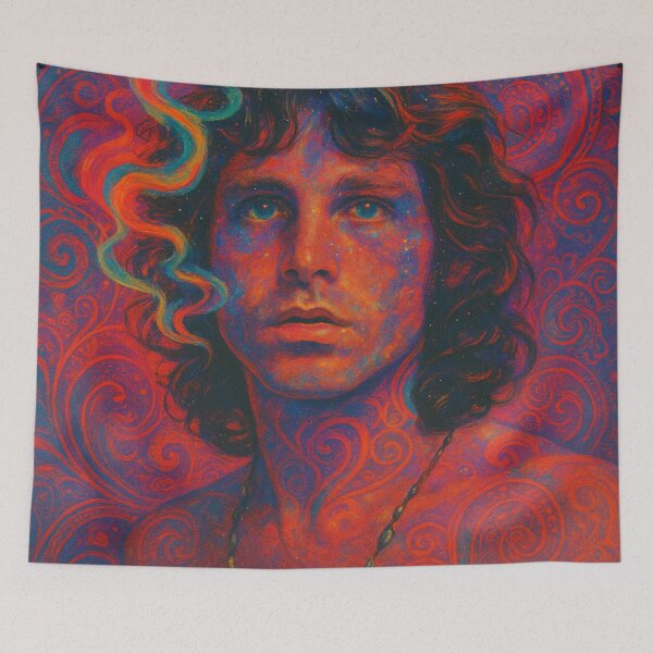 Item preview, Jim Morrison Psychedelic Portrait | TheAmericanPoet | The Doors designed and sold by TheAmericanPoet.