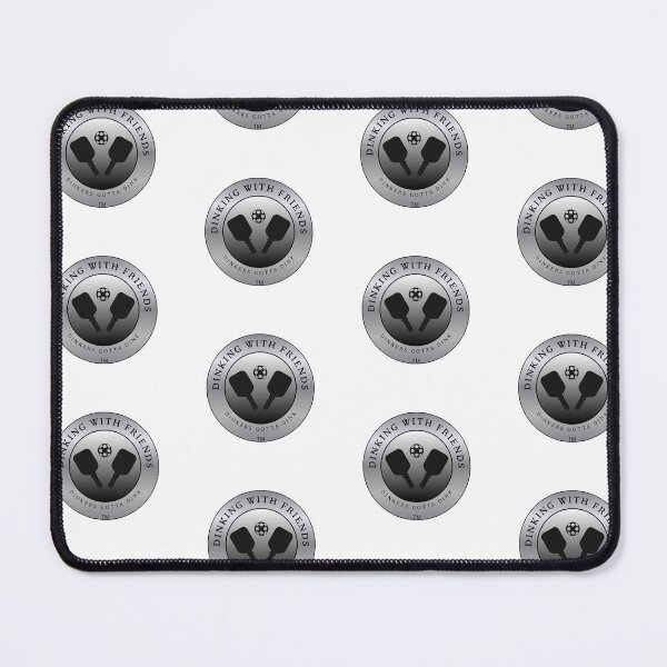 Item preview, Silver/Black Gradient Dinking with Friends designed and sold by Picklenut1969.
