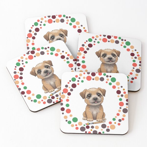 Item preview, Celebrate Dot Day with My Border Terrier | Colorful Dog Art  designed and sold by The Real Life Symphony.