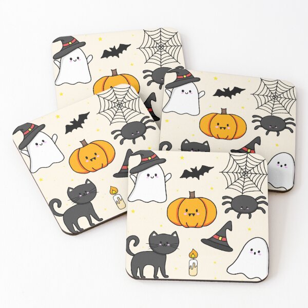 Item preview, Cute halloween characters and decorations designed and sold by juoctaviniarts.