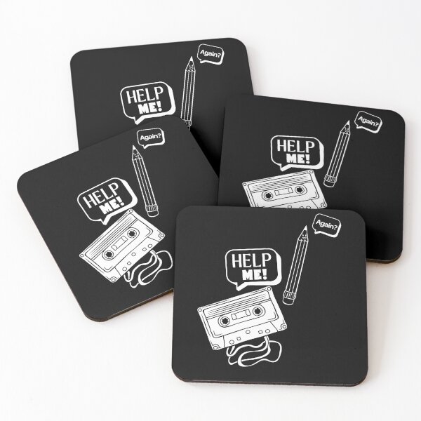 Item preview, Retro Cassette Tape and Pencil Funny 80's Music Joke designed and sold by SunandShade.