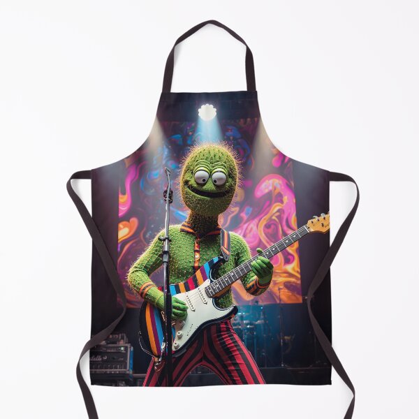 Artikelvorschau, Psychedelic Cactus Rock Gitarrist – Trippy Konzert Artwork entworfen und verkauft von ArtistanForge.