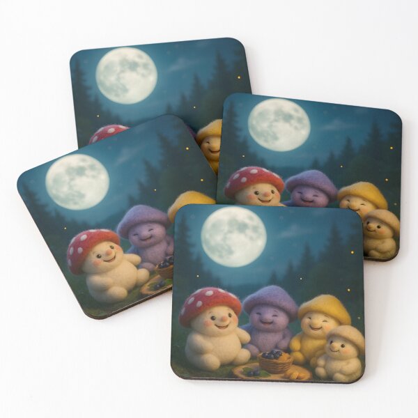 Item preview, Moonlight Snack - Full designed and sold by Happy Lil Mushroom People.