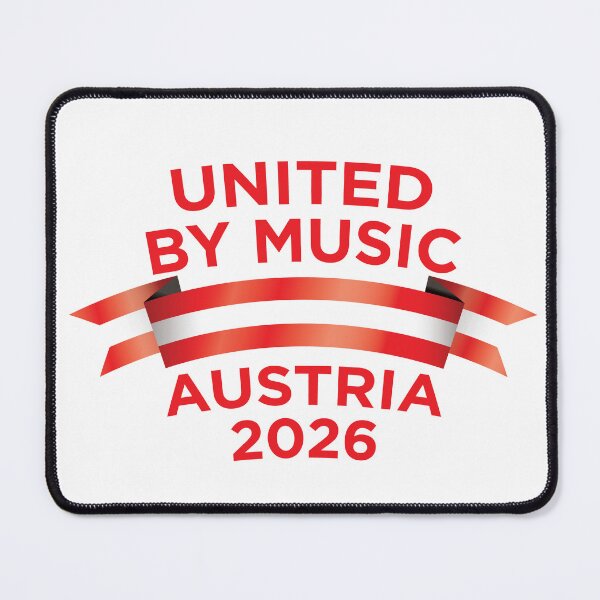 Item preview, Eurovision Song Contest 2026 - Host Country Austria - United By Music - ESC2026 ESC26 designed and sold by Vision-Tees.