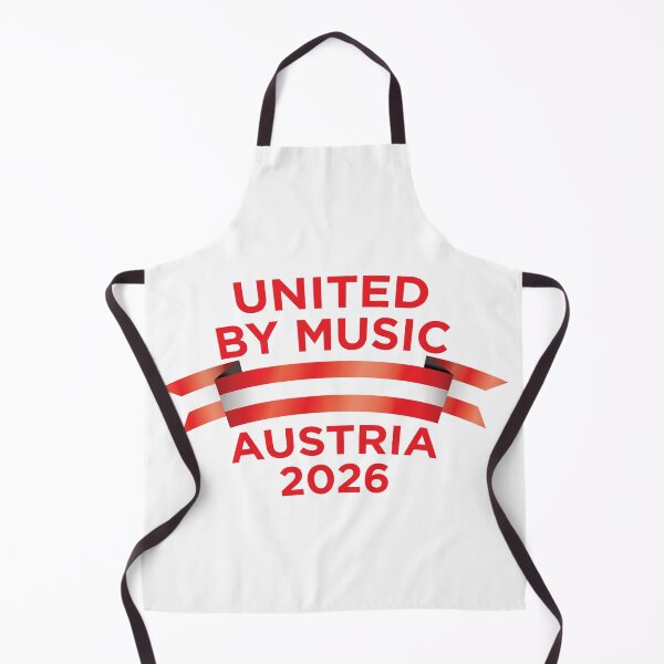 Artikelvorschau, Eurovision Song Contest 2026 – Gastgeberland Österreich – Vereint durch Musik – ESC2026 entworfen und verkauft von Vision-Tees.