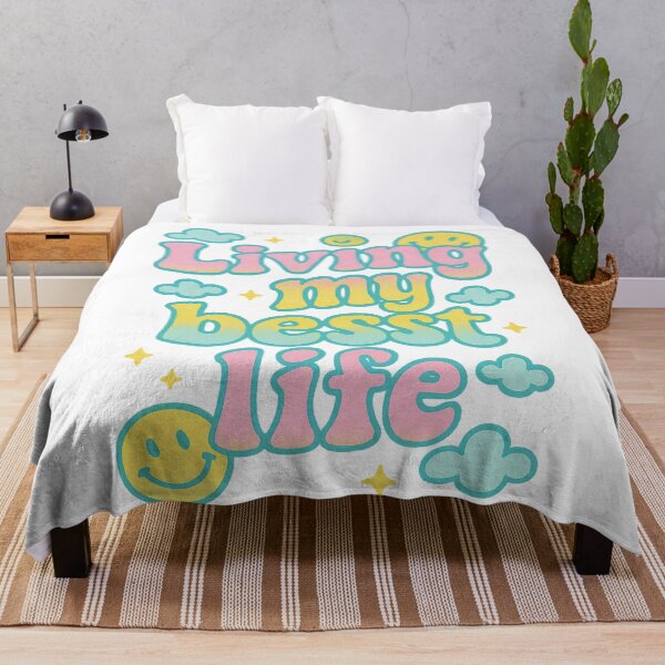 Item preview, Living My Besst Life Colorful Y2K Doodle Design designed and sold by YourTrendBestie.