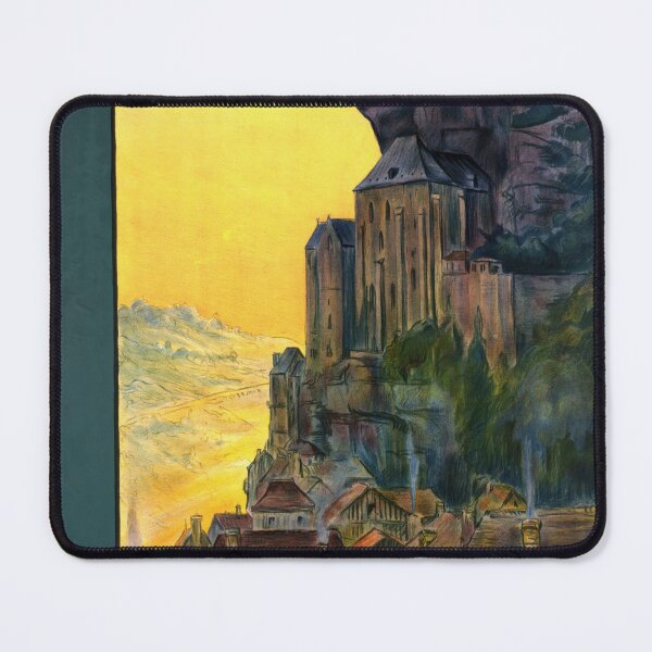 Item preview, Vintage Rocamadour Travel Poster Art | Chemin de Fer d'Orléans | Art Nouveau Railway Print | Early 20th Century French Wall Decor designed and sold by artofuniverse.