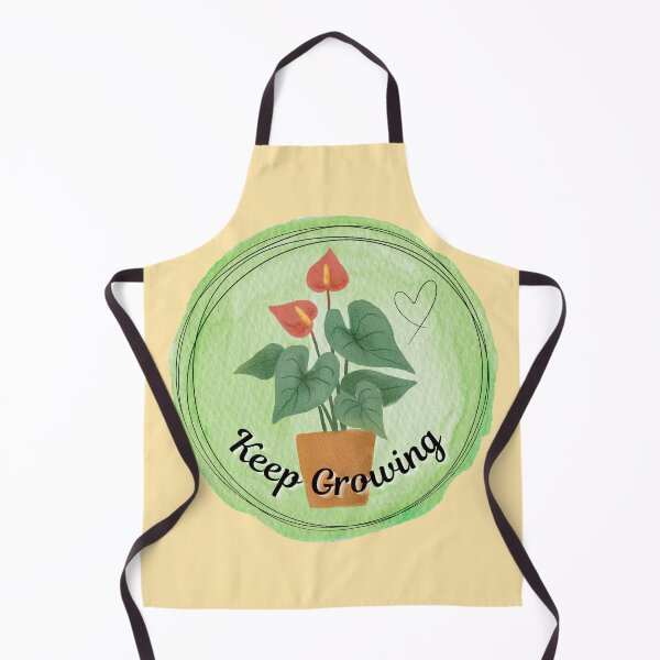 Item preview, Keep Growing Plant Motivation – Watercolor Anthurium Circle Design designed and sold by MrsLeafy.