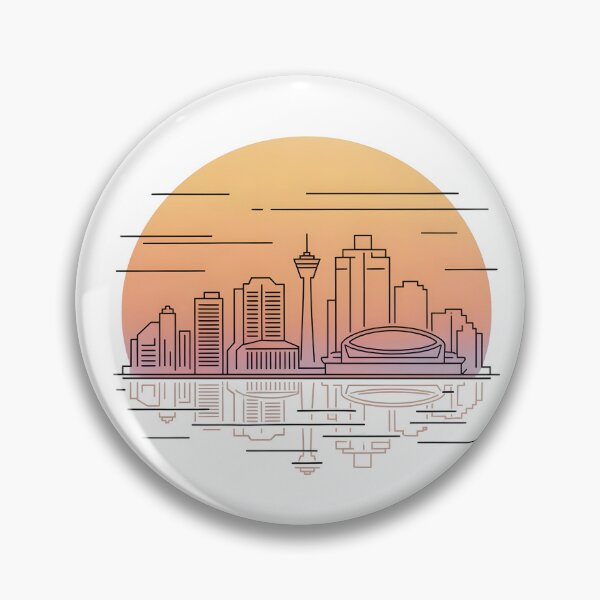 Item preview, Calgary Skyline – Minimalist Sunset Travel Souvenir Design designed and sold by Paper Drip.