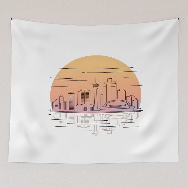Item preview, Calgary Skyline – Minimalist Sunset Travel Souvenir Design designed and sold by Paper Drip.