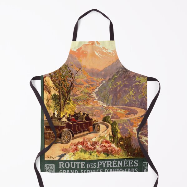 Item preview, Vintage Art Nouveau Travel Poster | Chemins de Fer du Midi Route des Pyrénées | Early 20th Century Tourism | Scenic Railway Art designed and sold by artofuniverse.