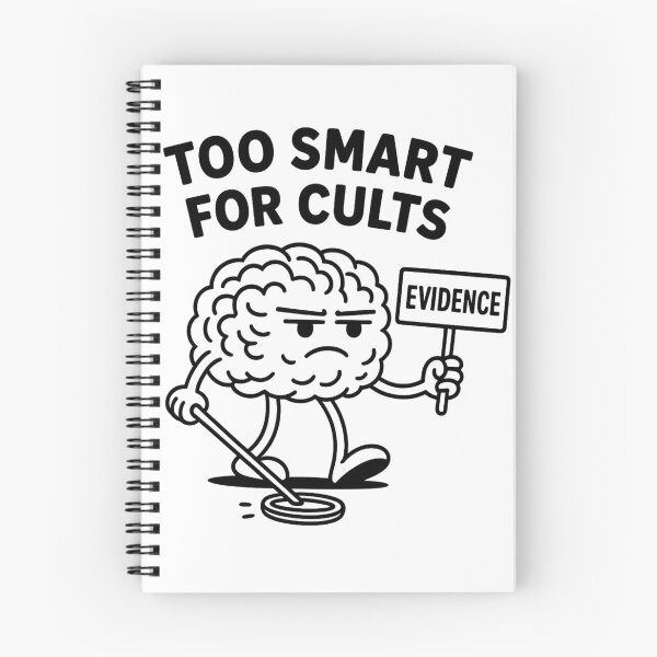 Item preview, Too Smart for Cults – Evidence Based Rational Brain designed and sold by jelonkaa.