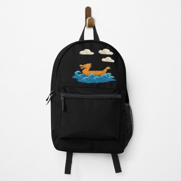 Item preview, Origami Dragon Boat Sailing Under Puffy Paper Clouds designed and sold by S-Dstyle.