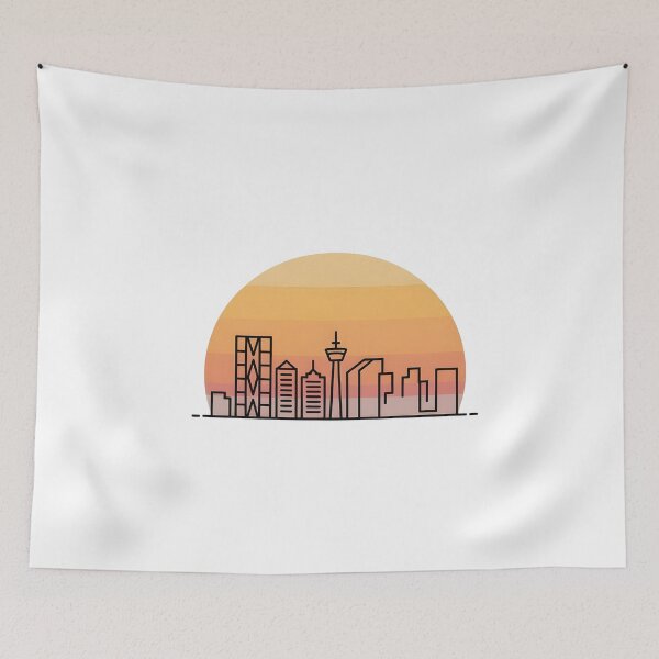 Item preview, Calgary Skyline – Minimalist Sunset Travel Souvenir Design designed and sold by Paper Drip.