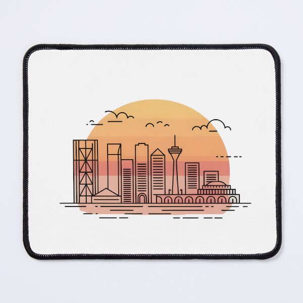 Item preview, Calgary Skyline – Minimalist Sunset Travel Souvenir Design designed and sold by Paper Drip.