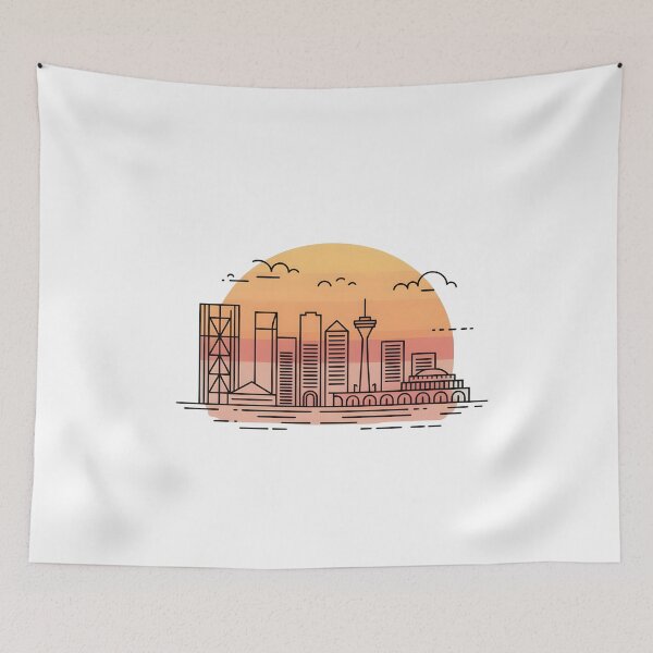 Item preview, Calgary Skyline – Minimalist Sunset Travel Souvenir Design designed and sold by Paper Drip.