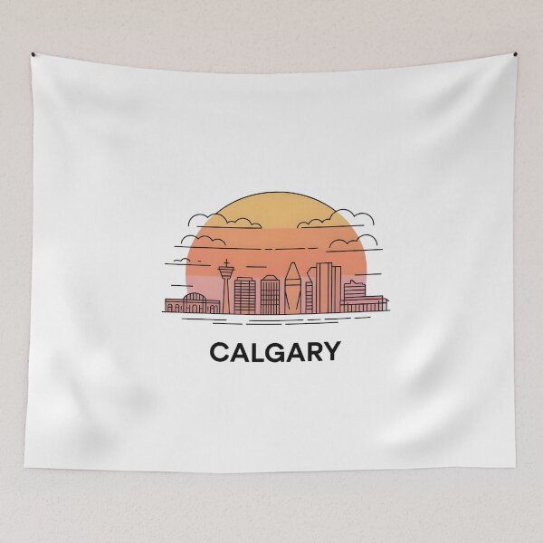 Item preview, Calgary Skyline – Minimalist Sunset Travel Souvenir Design designed and sold by Paper Drip.
