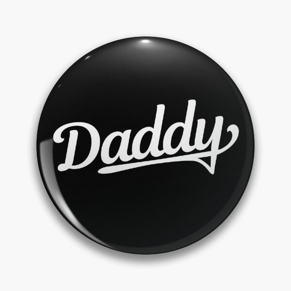 Item preview, Logotipo de papá en cursiva blanco designed and sold by Daddy Swag Shop.