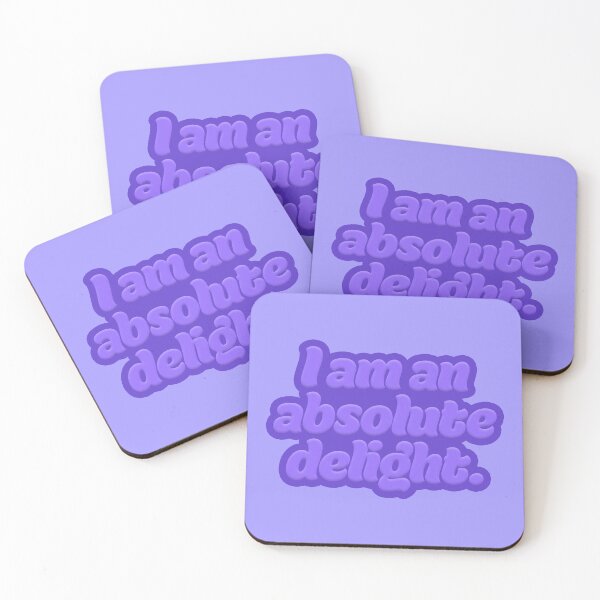 Item preview, I Am an Absolute Delight - Periwinkle designed and sold by sillyjess.